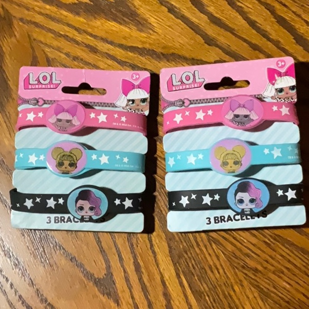 LoL Surprise Colorful Bracelet Two Sets of Three